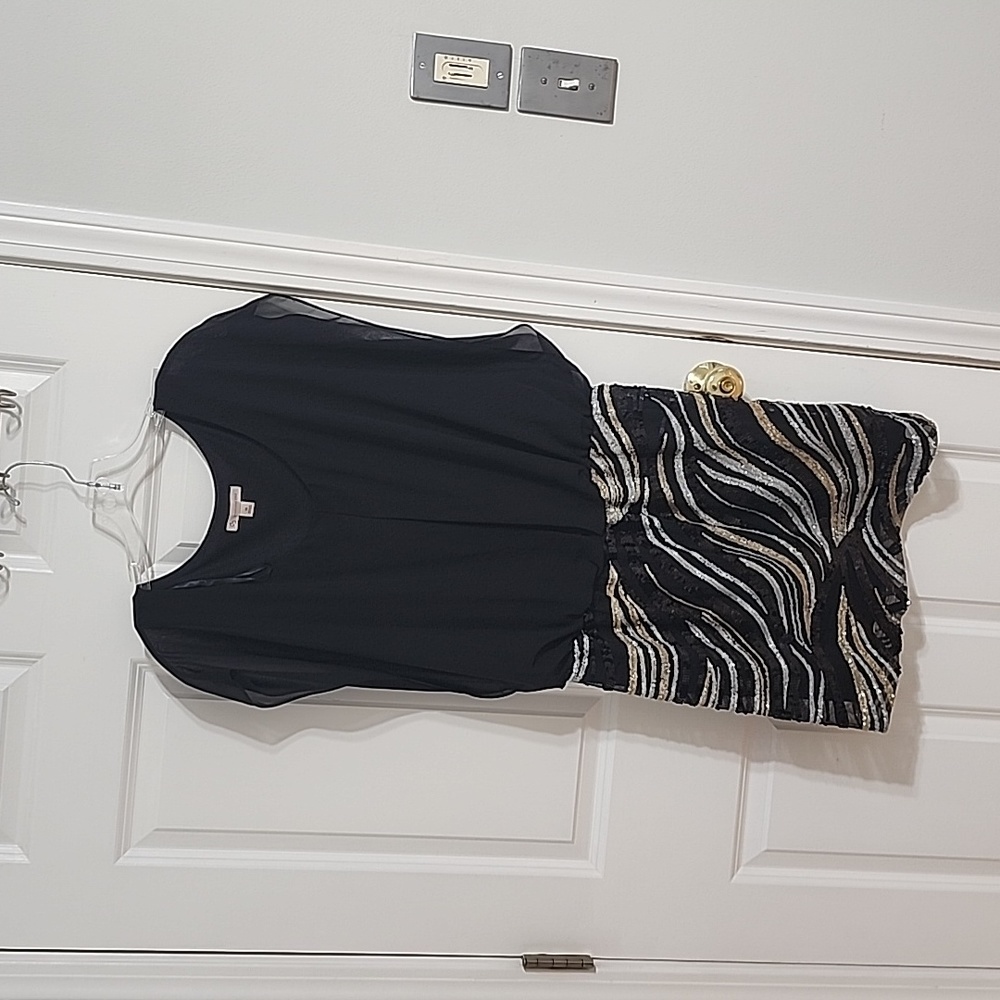 Dress Barn mini sequin dress